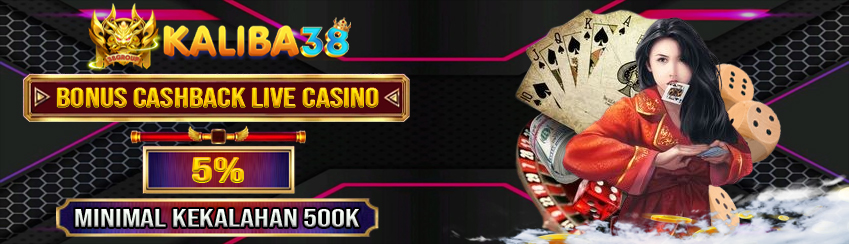 Bonus Cashback Mingguan LIVE CASINO 5%